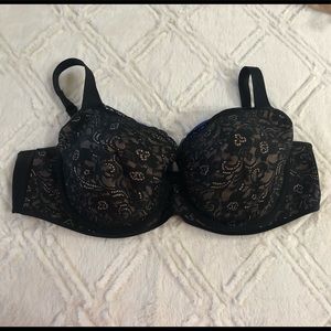 Black Soma Enticing Lift Full Coverage Bra 40D